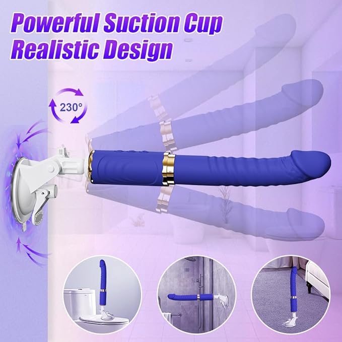 Sex Machine Thrusting Dildo Vibrator - ToysCenter.Pk