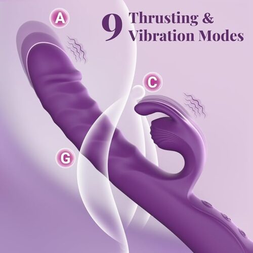 Thrusting Vibrator Dildos with App Control - ToysCenter.Pk