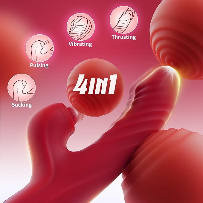 Vibrator Thrusting Dildo for Women - ToysCenter.Pk