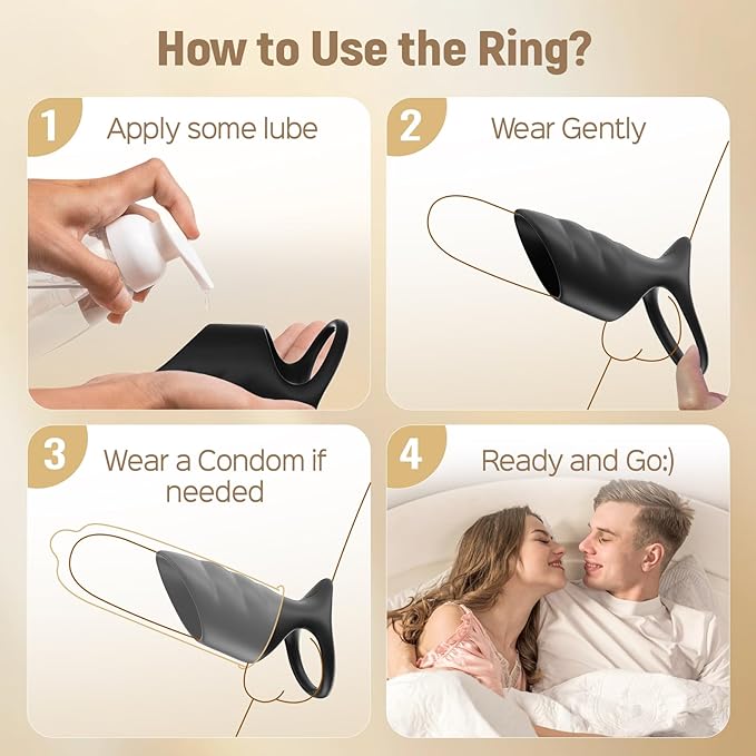 Vibrating Cock Ring Penis Sleeve - ToyCenter.Pk
