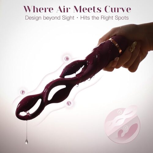 Triple Stimulation Full Silicone Vibrator - ToysCenter.Pk