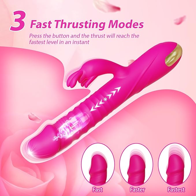 Rotating Dildo Vibrator with Clitoral Arm - ToysCenter.PK