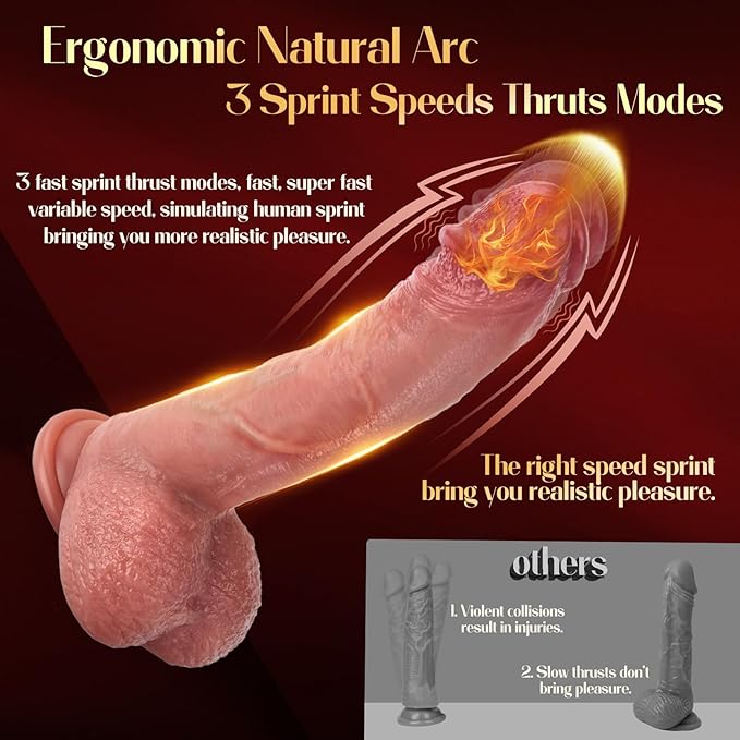 Mrgras Sex Toys Thrusting Dildo Vibrator - ToysCenter.Pk