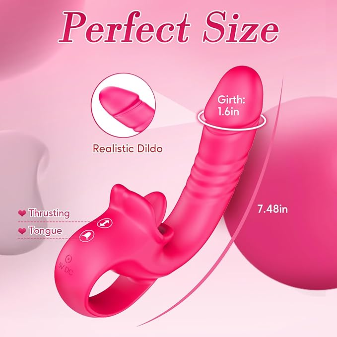 Thrusting Dildo Vibrator