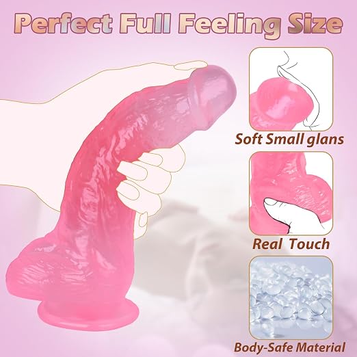 8.3 Inch Dildo Soft Thick Dildo