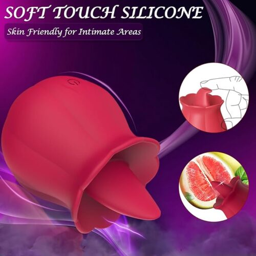 Tongue Clitoral Rose Vibrator