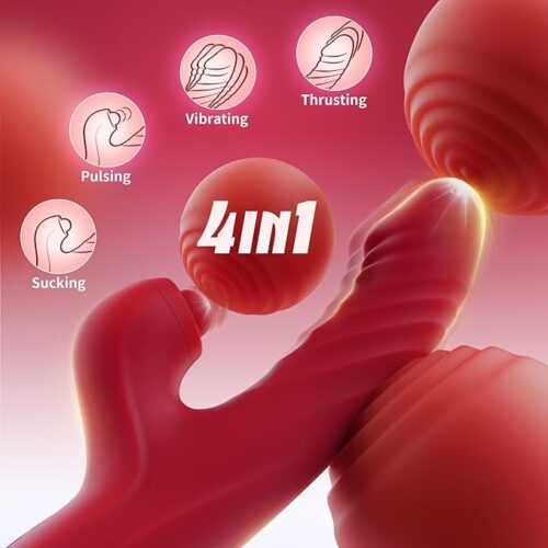 Vibrator Thrusting Dildo