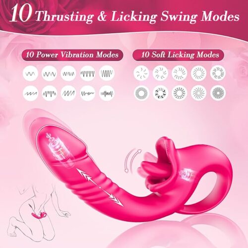 Thrusting Dildo Vibrator