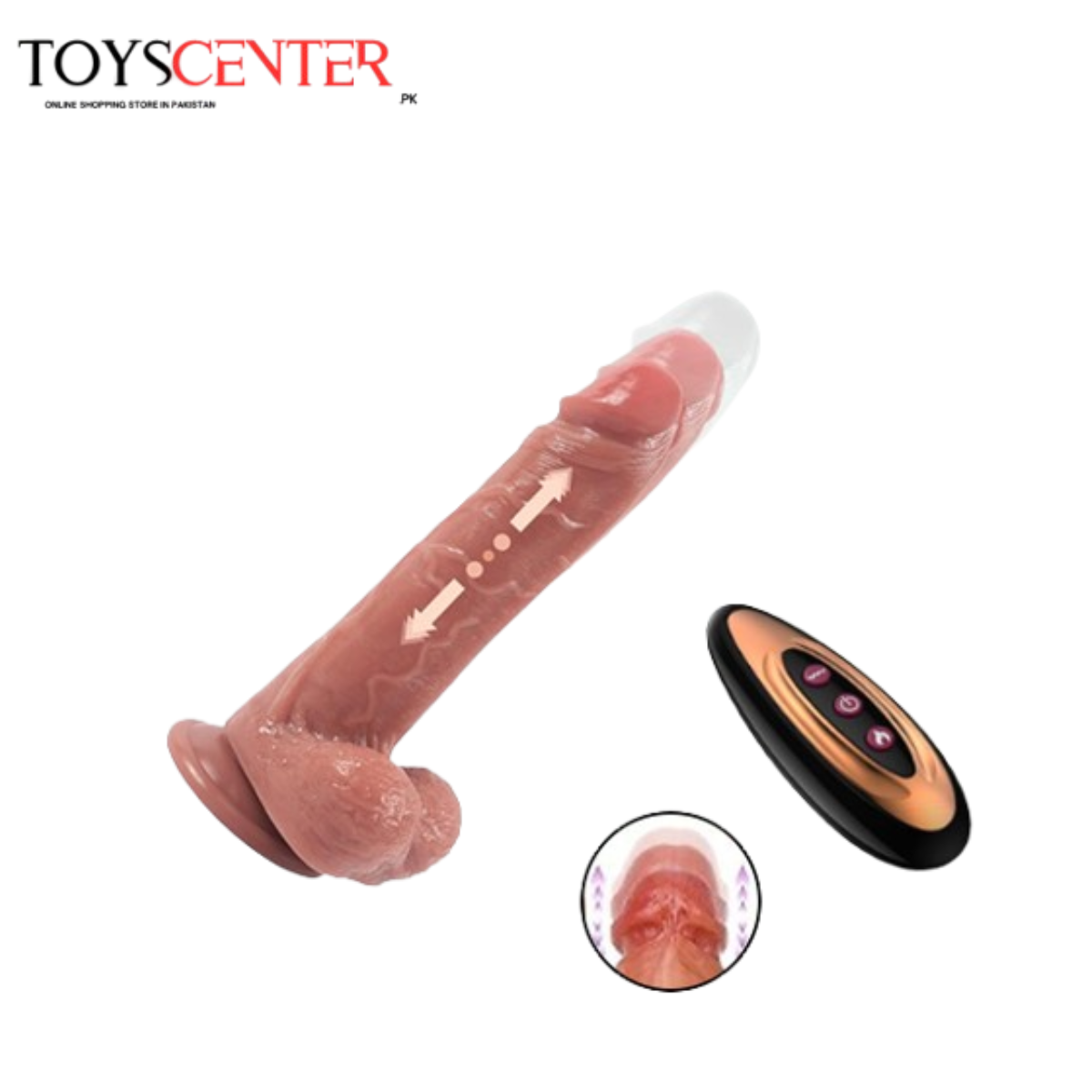Romeo Vibrating Magnetic Charger Dildo