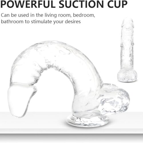 Clear Realistic Dildo