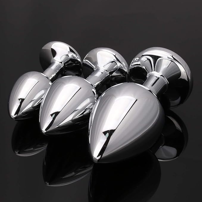 3 Pcs Luxury Jewelry Fetish Anal Butt Plug