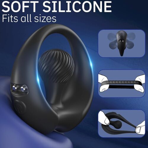 Vibrator with Clitoral Stimulator - ToysCenter.Pk