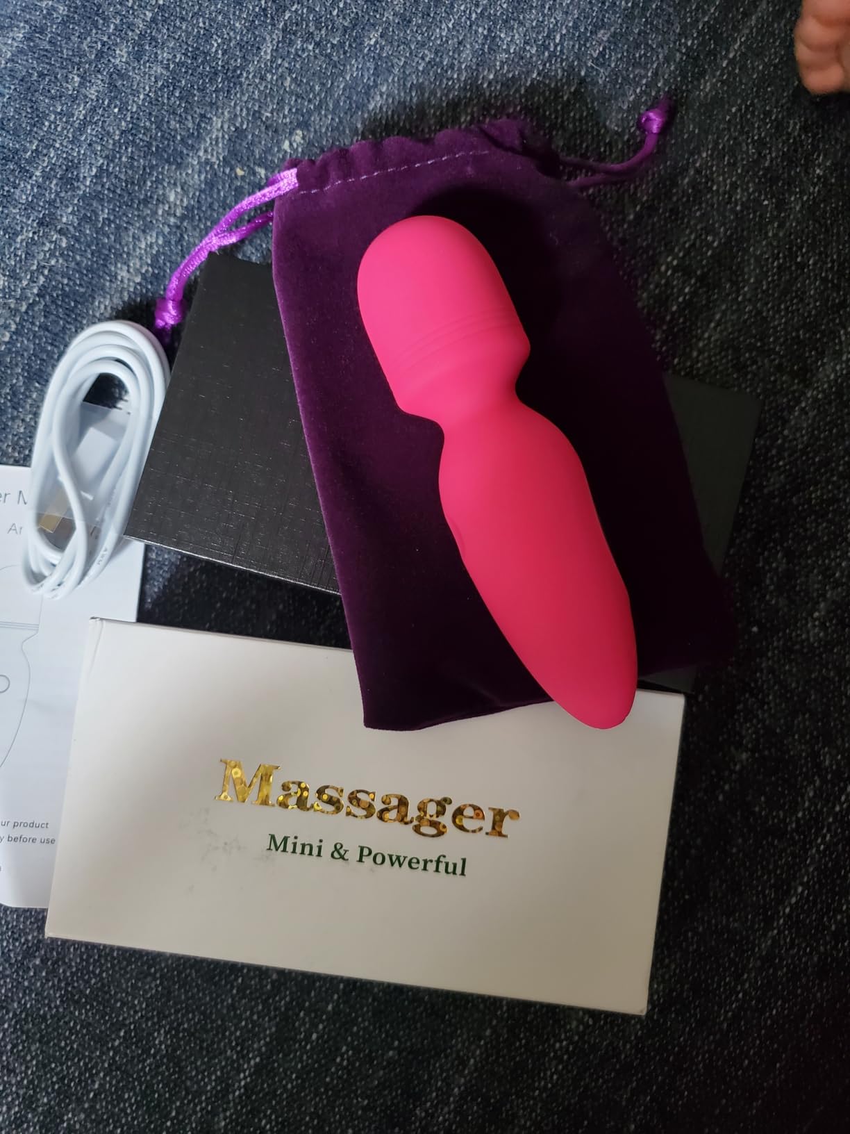 Mini Back Massager Waterproof Rechargeable