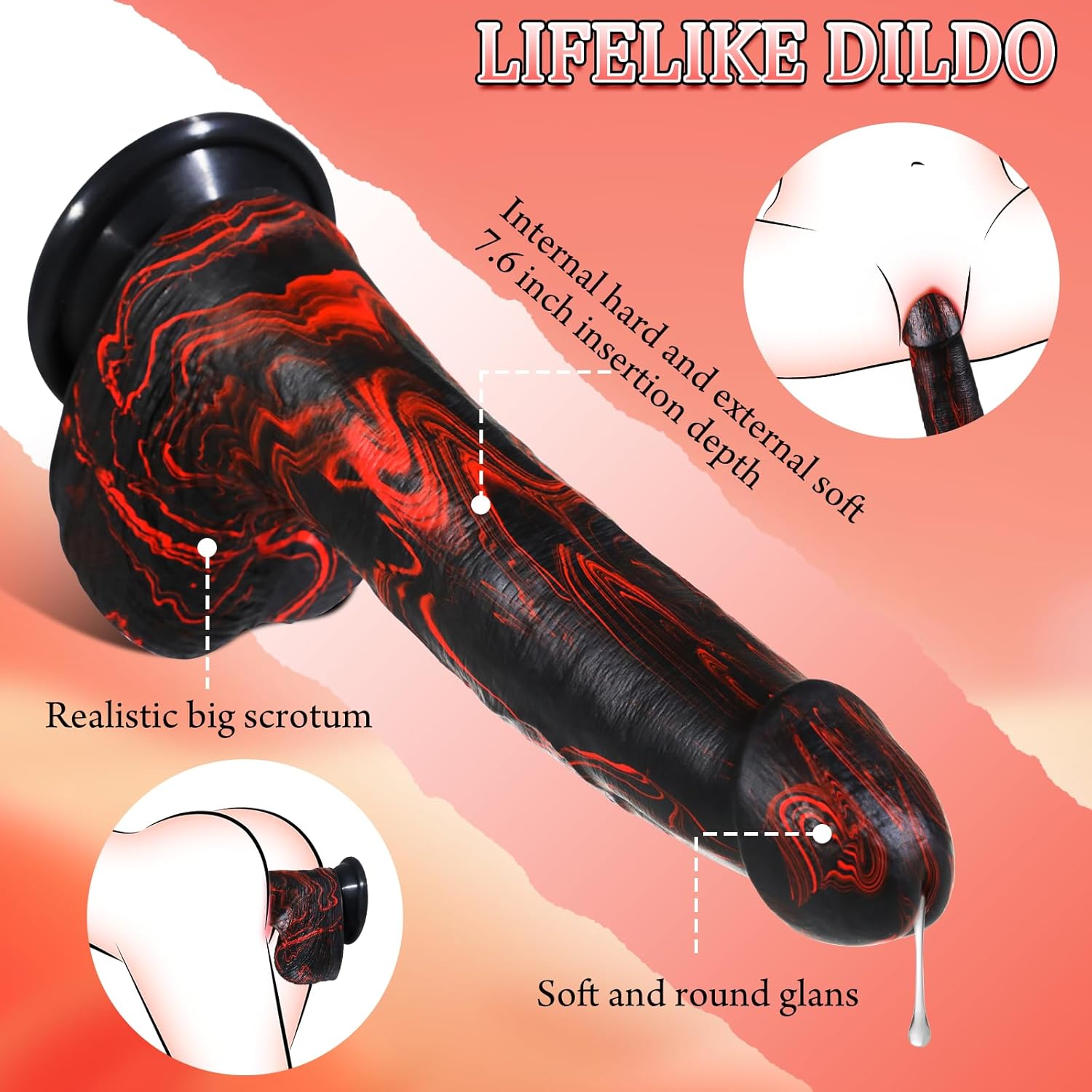 Realistic Trusting Dildo