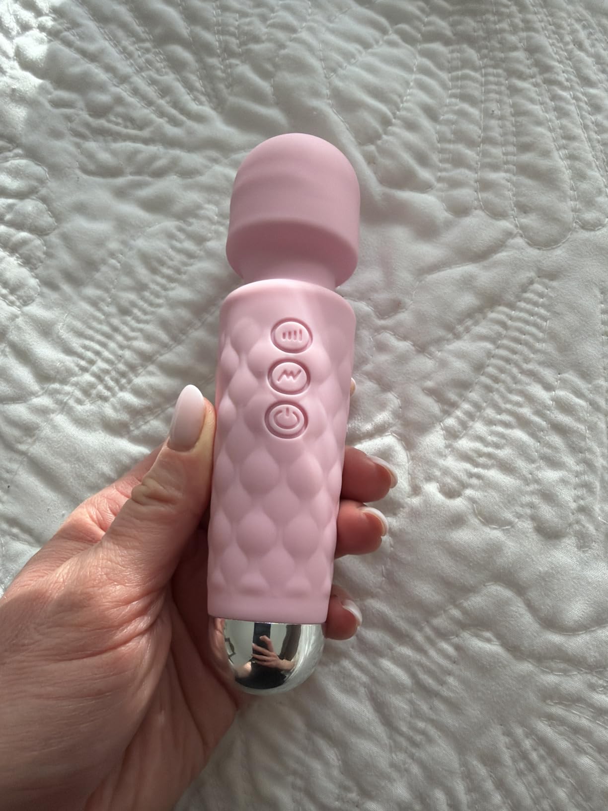 Handheld Cordless Vibrating Neck Back Massager