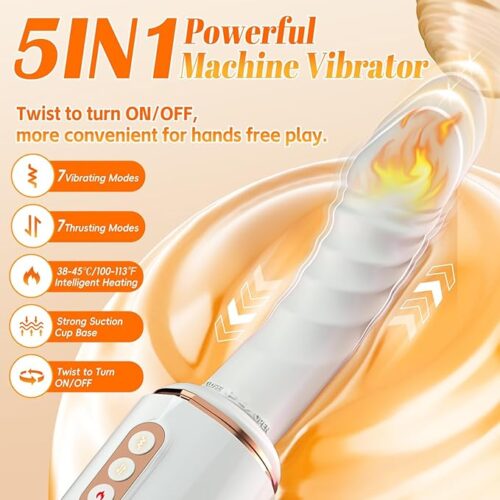 Sex Machine Thrusting Dildo