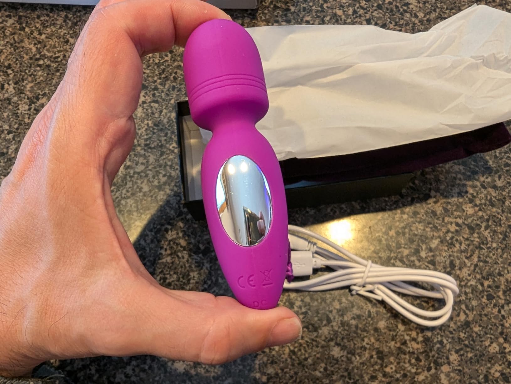 Mini Back Massager Waterproof Rechargeable