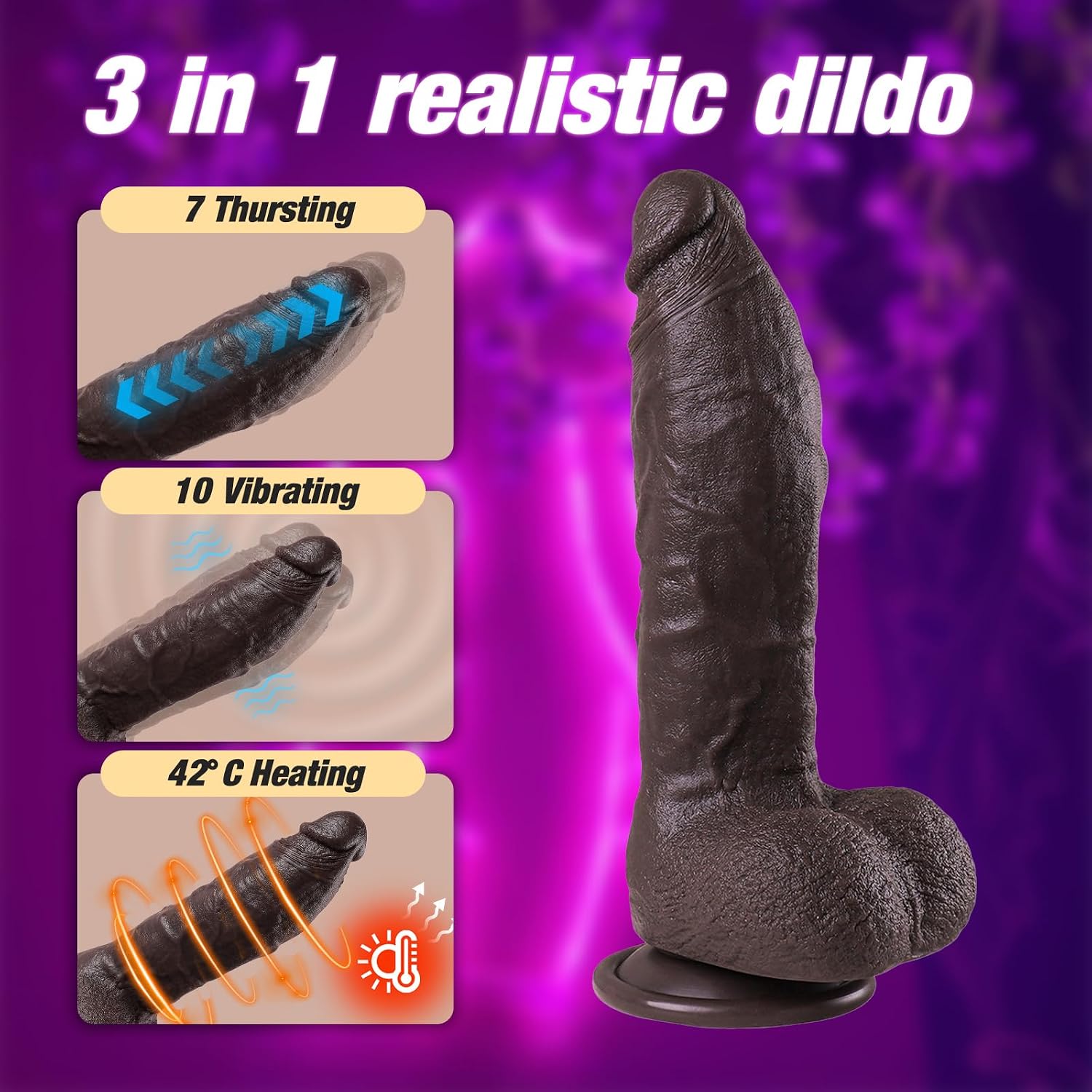 Realistic Dildo Thrusting