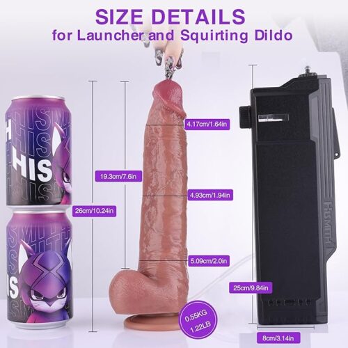 Hismith 10.2" Realistic Squirting Dildo
