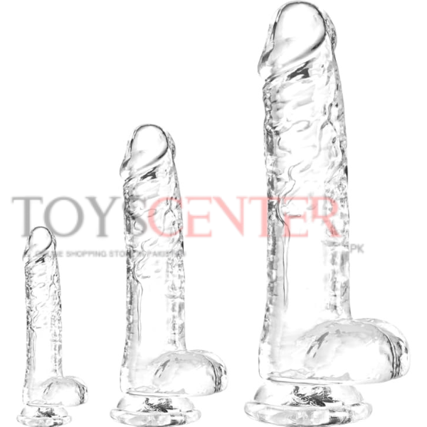 Clear Realistic Dildo