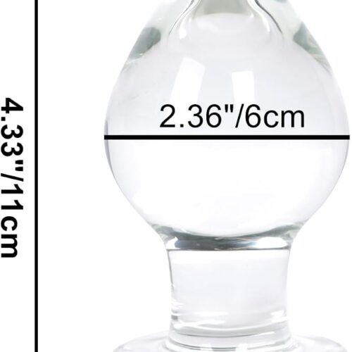 Large Anal Plug Crystal