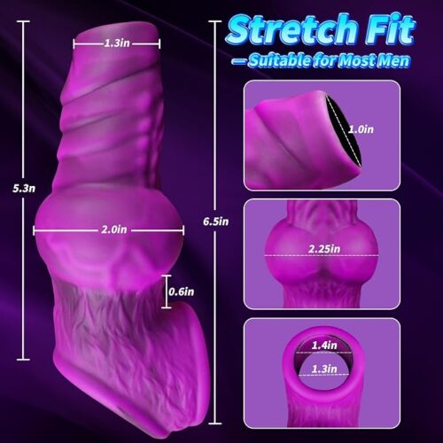 Cock Sleeve Knot Penis Sheath - ToysCenter.Pk