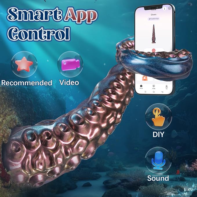 Tentacle Monster Dildo Vibrator - ToysCenter.Pk