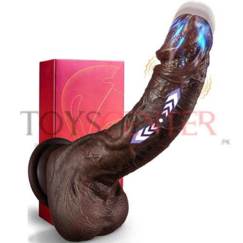 Realistic Black Thrusting Dildo