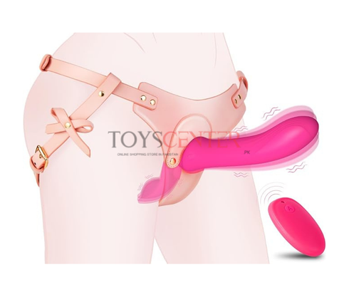 Clitoral Stimulation Strap Vibrating Dildo