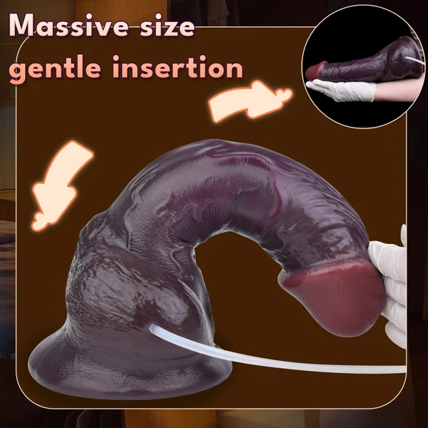 Big Black Squirting Dildo Built for Women - ToysCenter.Pk