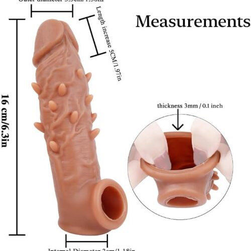 Penis Sleeve Extender Cock Sleeve - ToysCenter.Pk