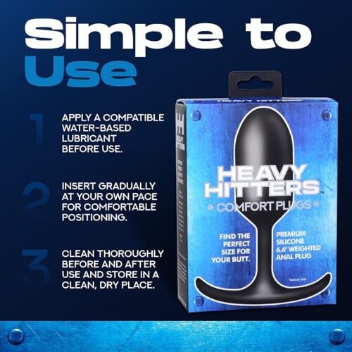Premium Silicone Weighted Butt Plug - ToysCenter.PkÂ