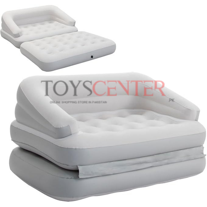Inflatable Couch Flocked Air Sofa Bed