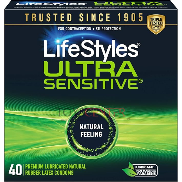 LifeStyles Ultra Sensitive Lubricated Condom