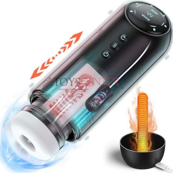 Thrusting and Sucking Electric Pocket Pussy - ToysCenter.Pk